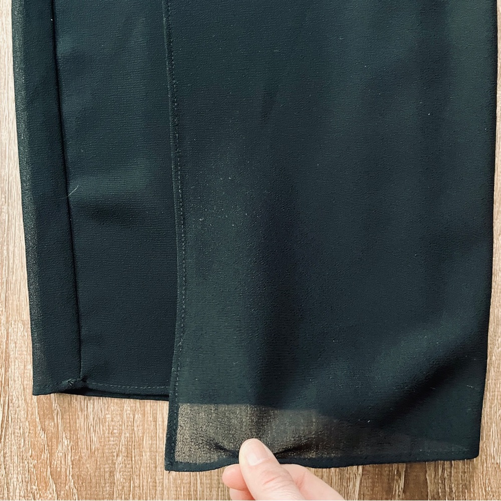 MSK Women’s Layered Palazzo Trousers Black Size 14 - Picture 4 of 8